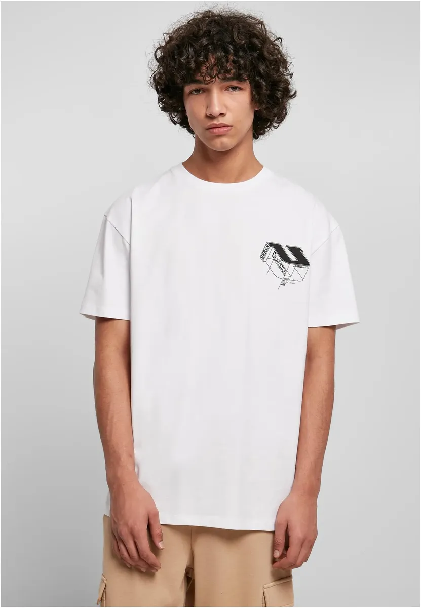 

Рубашка с короткими рукавами URBAN CLASSICS " Urban Classics Men's Organic Constructed Tee", белый