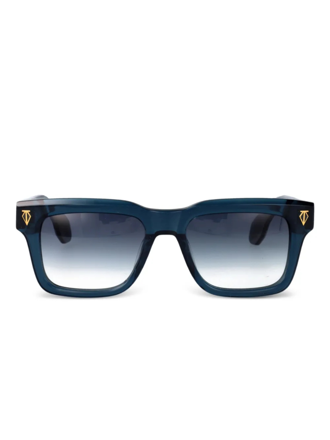 

Солнцезащитные очки H1 в квадратной оправе T Henri Eyewear, синий