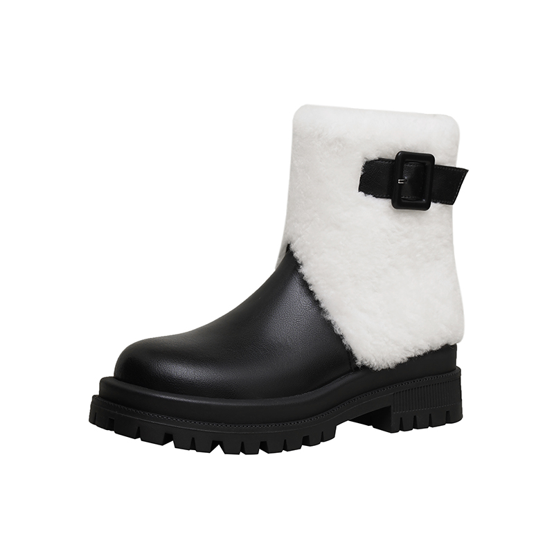 Yeezyy Reezy Черные женские ботинки на каблуке 5,5 см, цвет Black