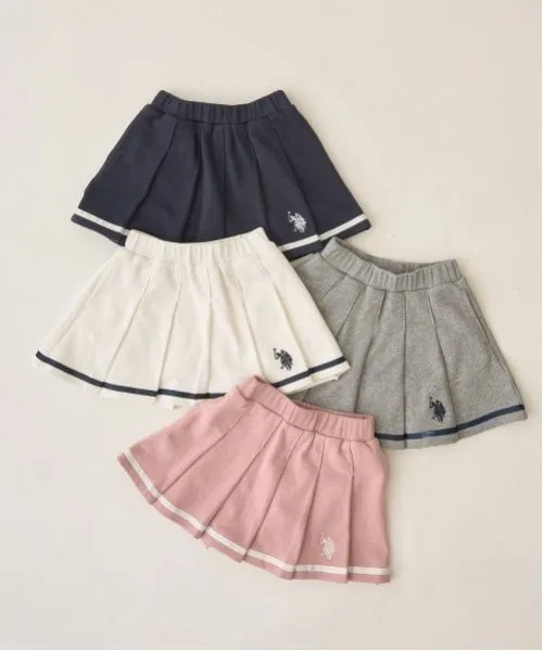 Детская юбка Lycee mine U.S.POLO ASSN. с плиссировкой и инспанами — фото 2