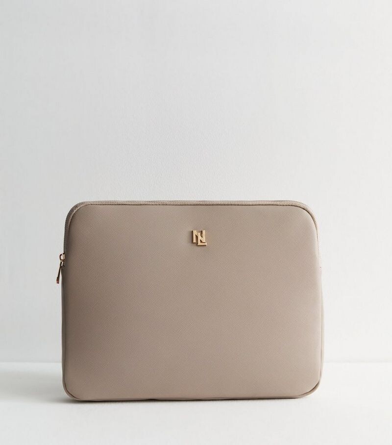 

Коричневый мягкий чехол для ноутбука New Look, светло-коричневый