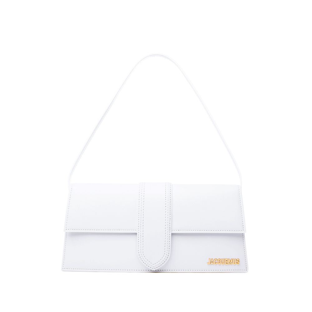 

Элегантная белая кожаная сумка Jacquemus
