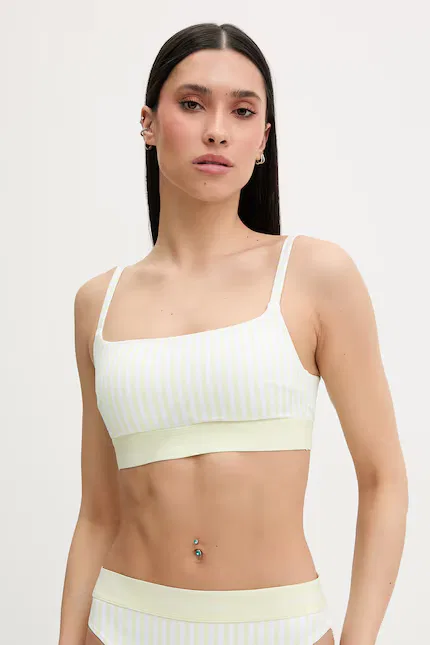 Купальник раздельный лиф бralетка Calvin Klein, зеленый