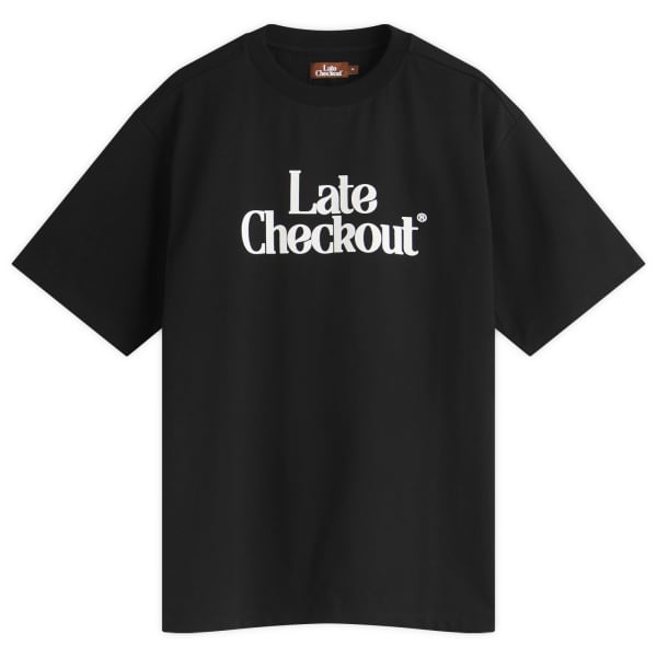 

Футболка с логотипом Late Checkout, черный