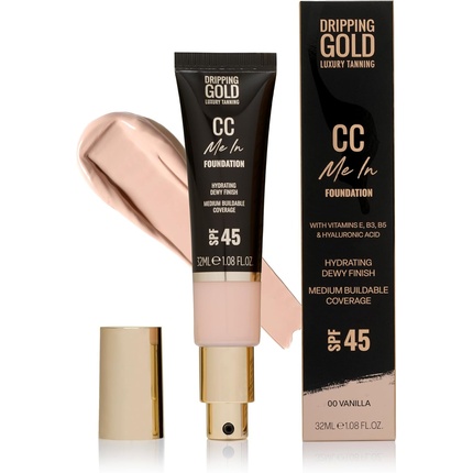 Make-Up CC Me in Honey CC Cream Face Coating Увлажняющий Регулируемое покрытие Dripping Gold — фото 2