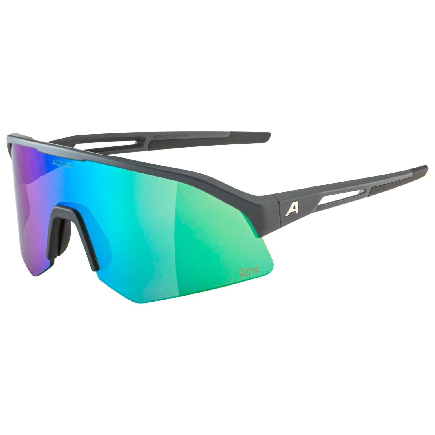 

Велосипедные очки Alpina Sonic HR Q Lite Mirror Cat 2, цвет Midnight/Grey Matt