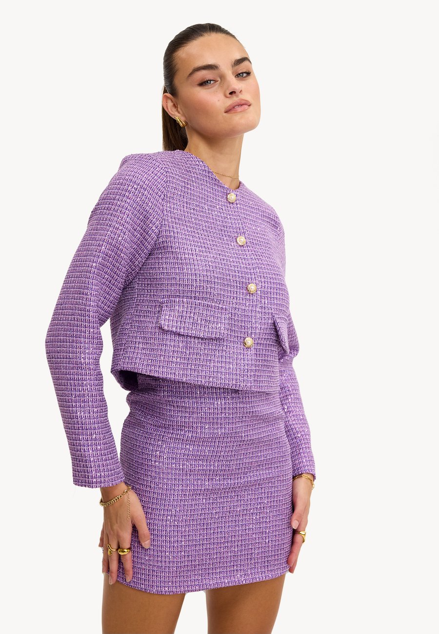

Юбка LOAVIES Pencil skirt, Boucle Purple/Purple