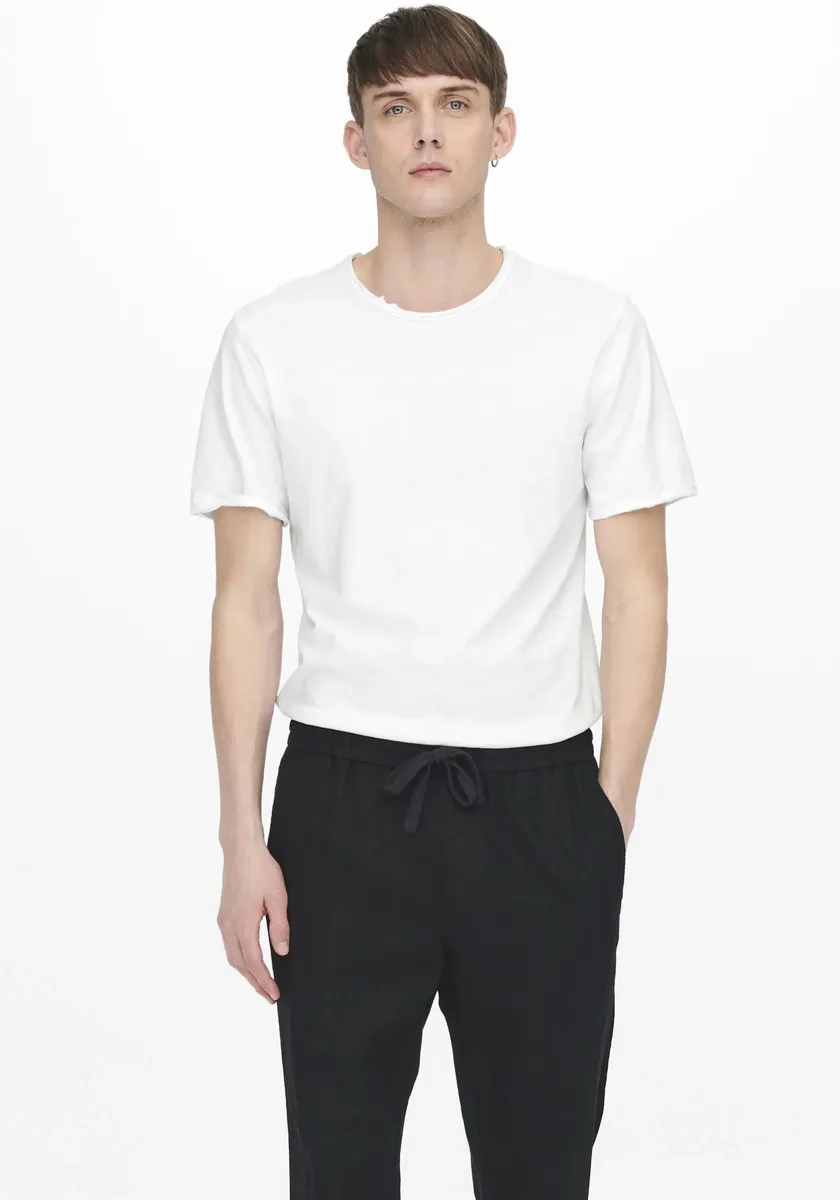 

Футболка ONLY & SONS "BENNE LONGY SS TEE", белый