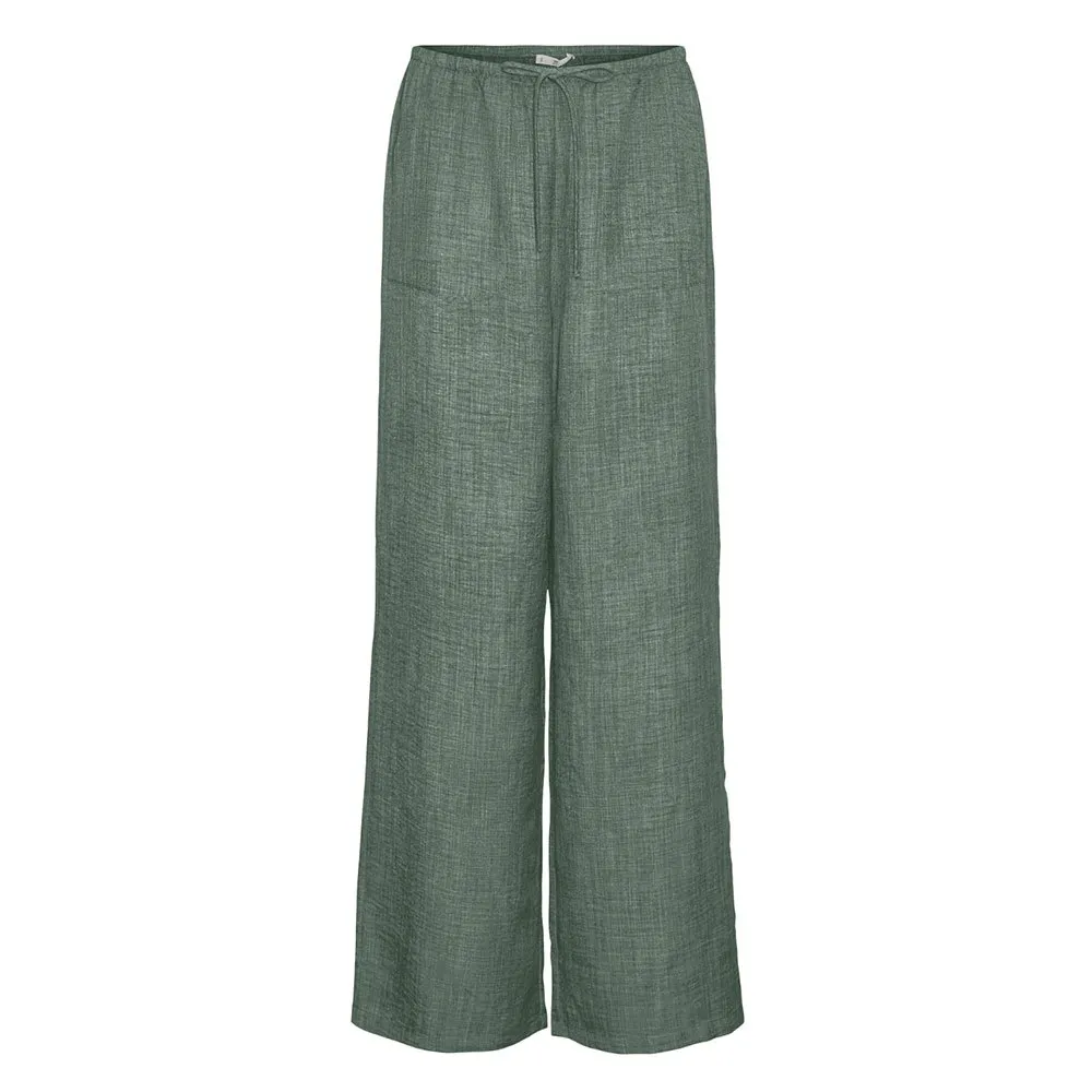 

Брюки Vero Moda Melaney Loose, зеленый