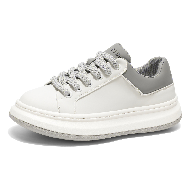 

TONYBEAR Кроссовки для скейтбординга Coverage Low Top мужские бело-серые, цвет White Gray