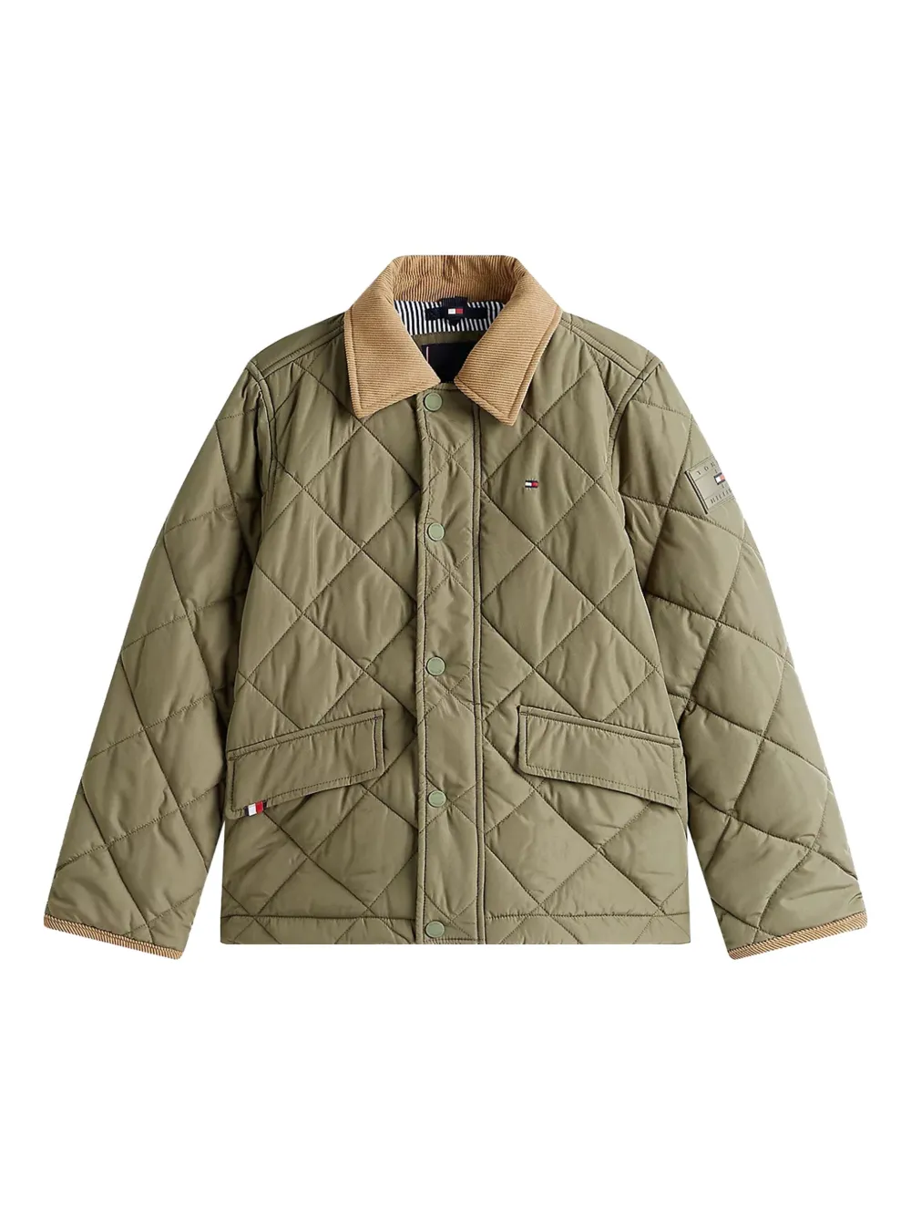 

Стеганая куртка Tommy Hilfiger Junior, зеленый