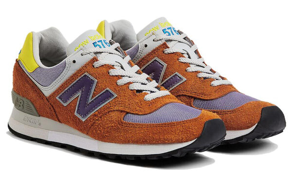 Кроссовки 576 made in england 'apricot' New Balance, мультиколор — фото 3