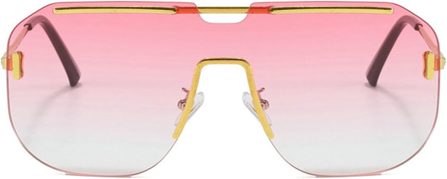 

Willochra — большие цельные квадратные солнцезащитные очки для женщин, модель 2025, роскошные мужские солнцезащитные очки в стиле панк, очки для активного отдыха, защита от УФ-излучения UV400, C1