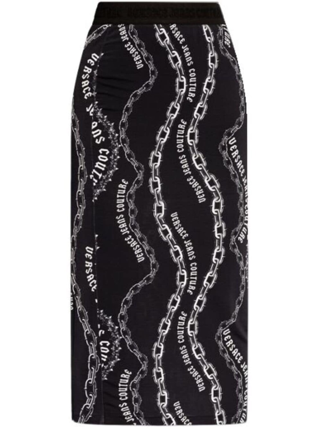 

Versace Jeans Couture юбка с логотипом, черный