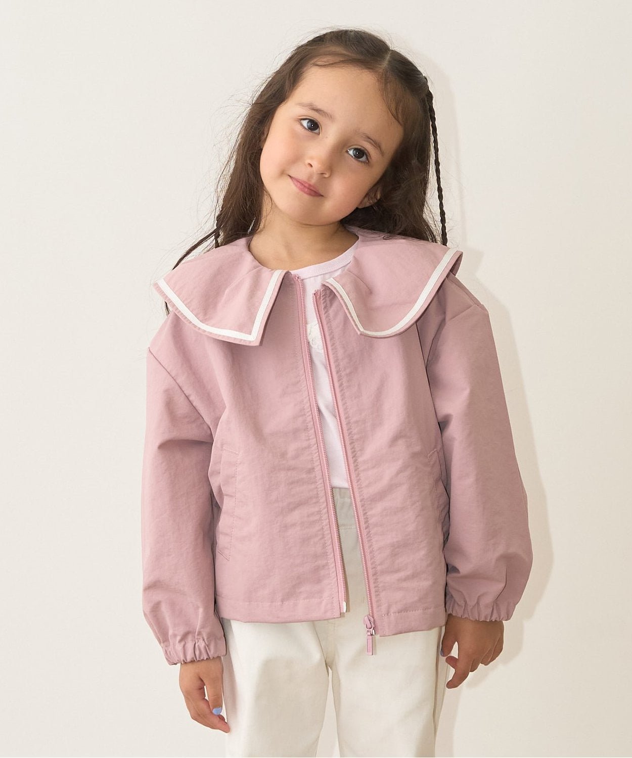 Ветровка с оборками Lycee mine, Pink