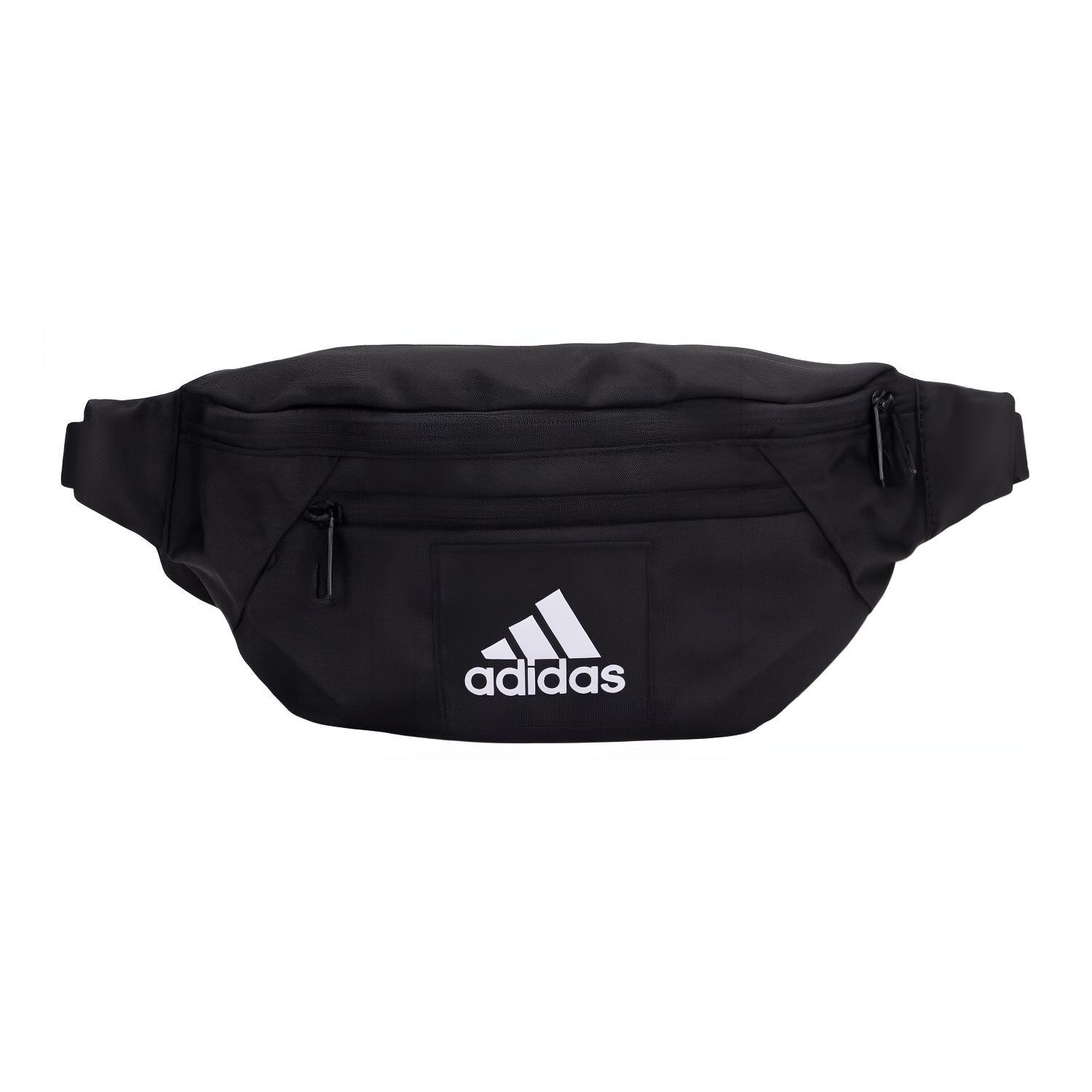 

Adidas Поясная сумка из полиэстера, обычная, унисекс, черная