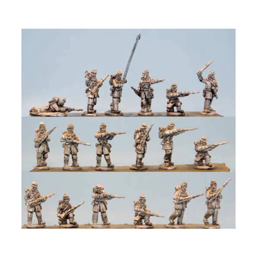 

Острые стрелки Бердена с командованием, Blue and the Gray Miniatures - Union (15mm)