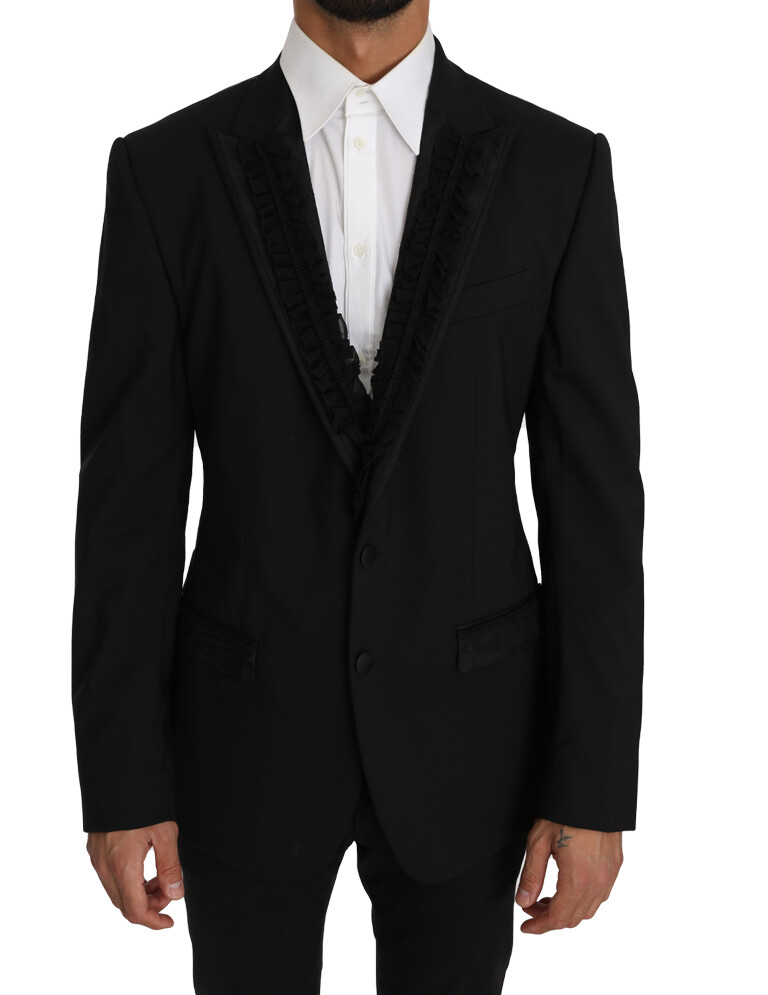 

Элегантный черный приталенный пиджак Martini Blazer Dolce & Gabbana