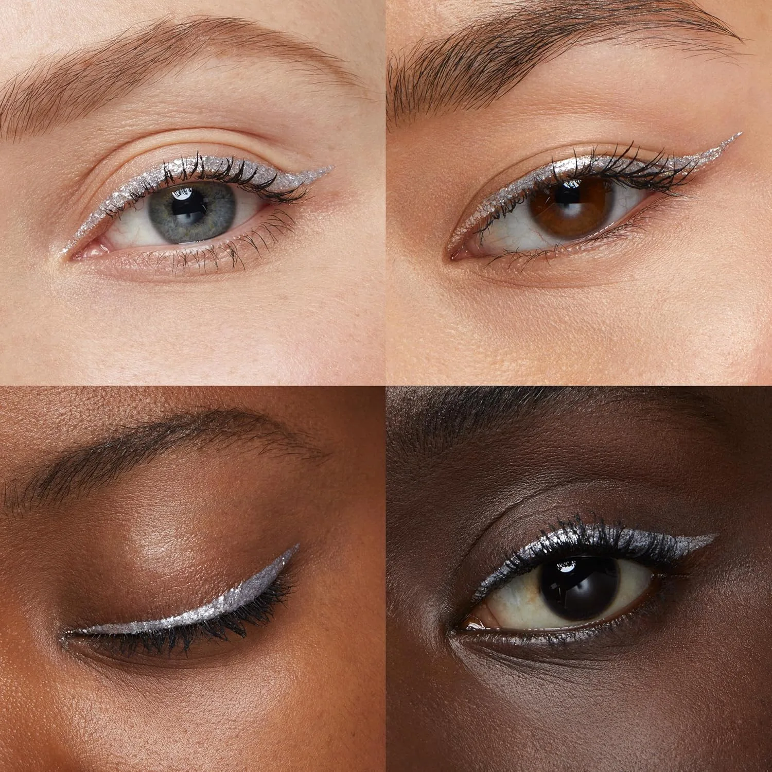Подводка для глаз KIKO Milano с блестками, 02 Silver — фото 3