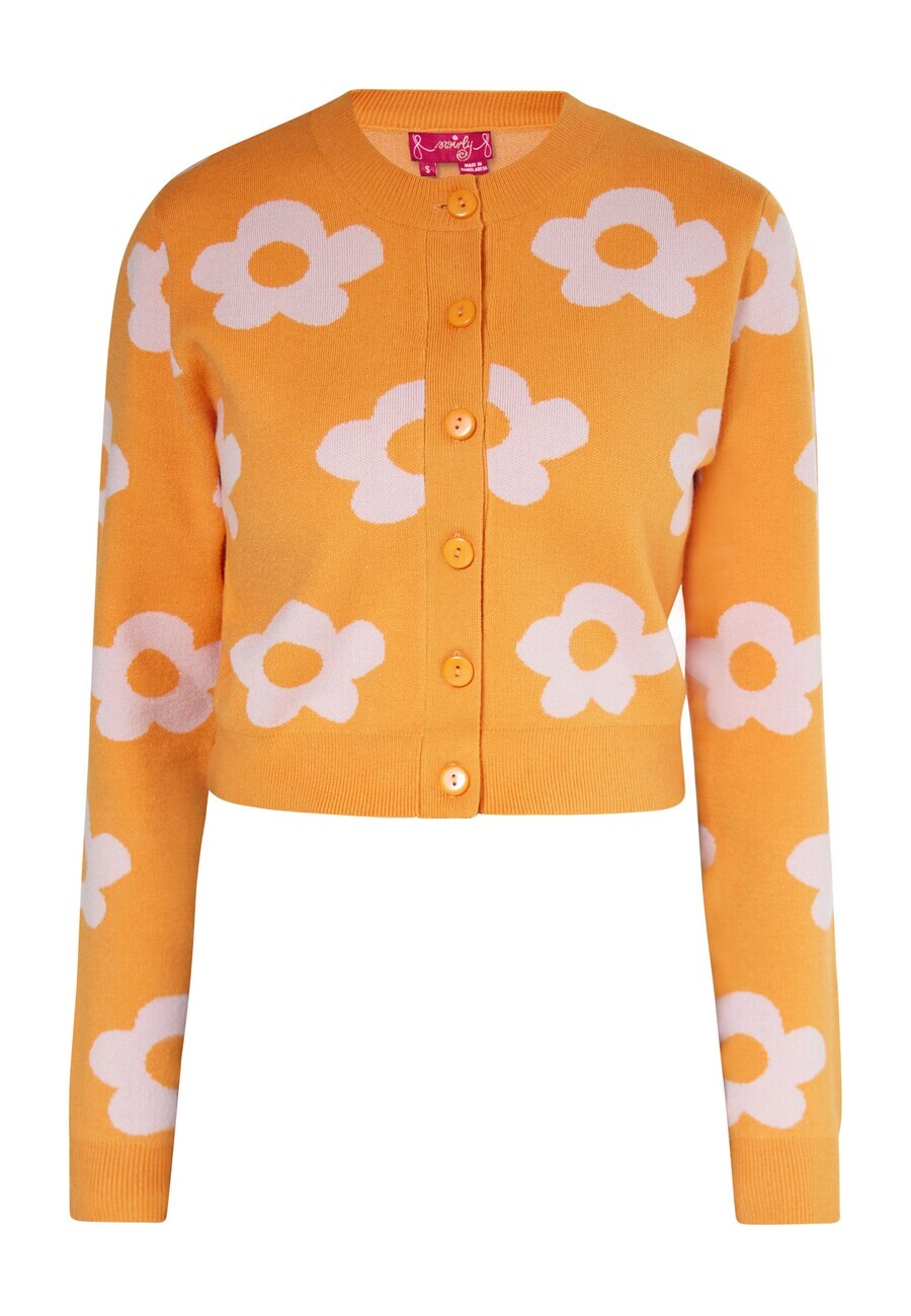 

Вязаный кардиган Swirly, цвет Mandarine
