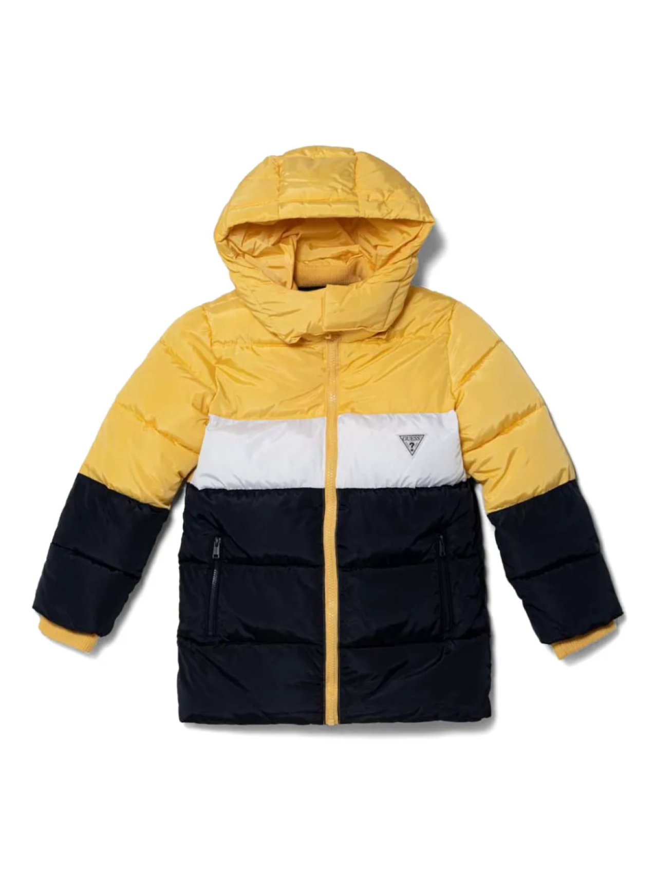 

Куртка с логотипом для детей, угадывайте guess kids, желтый
