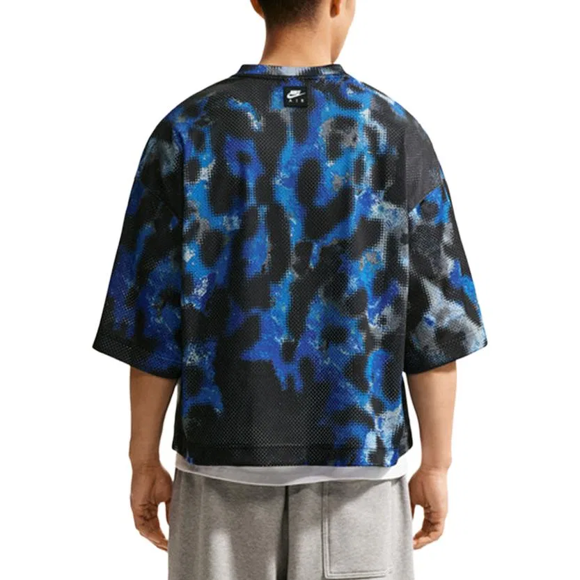 Футболка Air T Shirts Men's Blue/Black V Neck Moderate Nike — фото 3