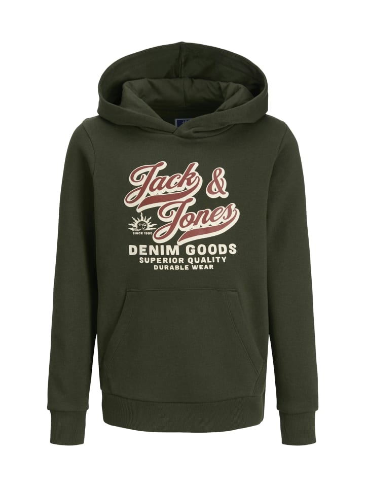 

Толстовка JJELOGO зеленого цвета JACK & JONES Junior
