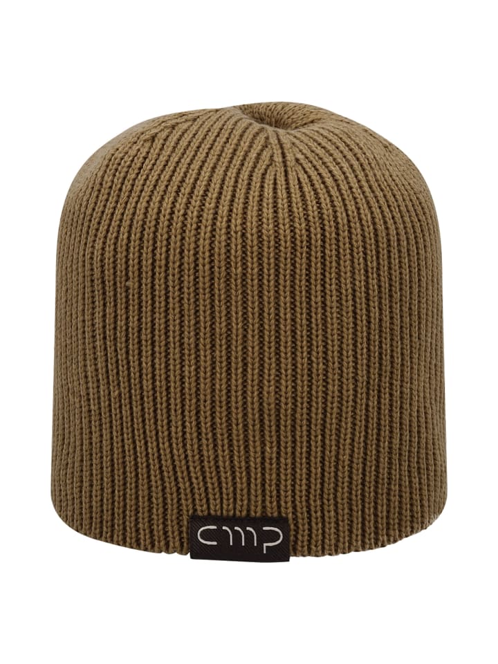 

Cmp Коричневая вязаная шапка