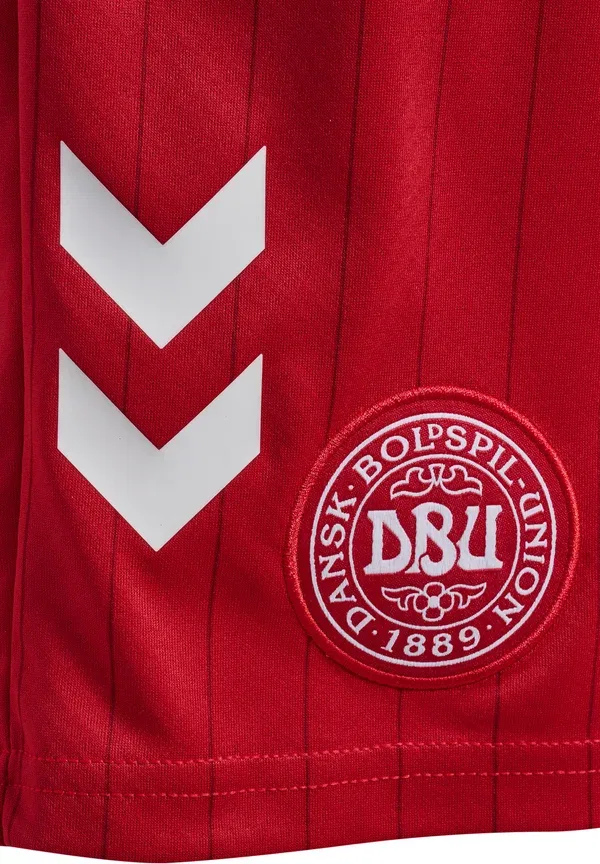 Шорты детские Hummel Dbu 26 away shorts kids national team wear, танго красный — фото 4