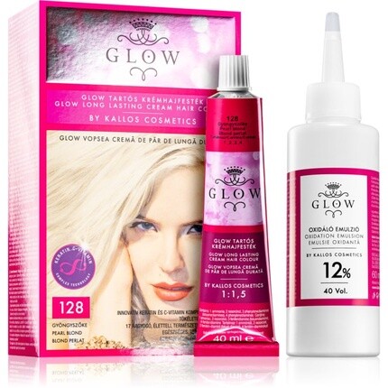 

Kallos Перманентная краска для волос Glow 128 Pearl Blond