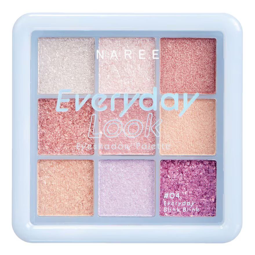 

Naree Палитра теней для век Everyday Look 13,5 г. 04 Каждый день Мигает Мигает, EVERYDAY BLINK BLINK