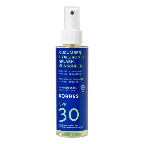 

Защитный спрей для лица и тела spf30, 150 мл Korres Cucumber