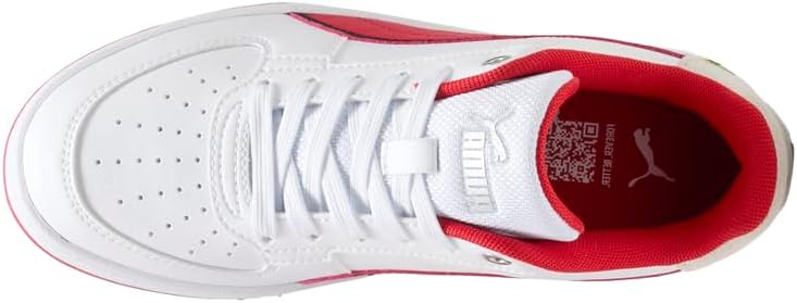 Детские кроссовки PUMA для мальчиков Scuderia Ferrari Caven 2.0 на шнурках, повседневные - черные — фото 4
