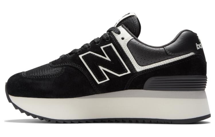 New Balance 574 Plus черные (женские)