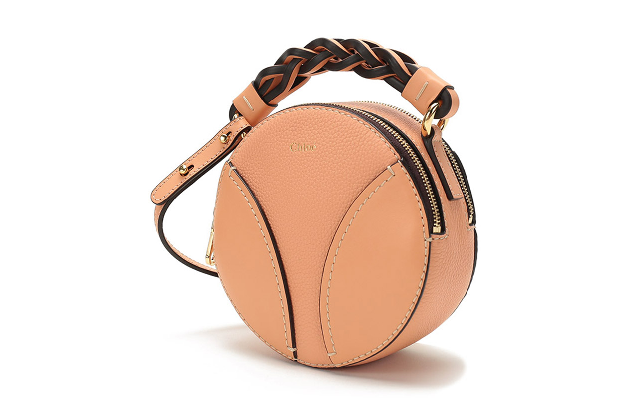 Chloé Сумка круглая мини через плечо из кожи коровьей Chloe — фото 2