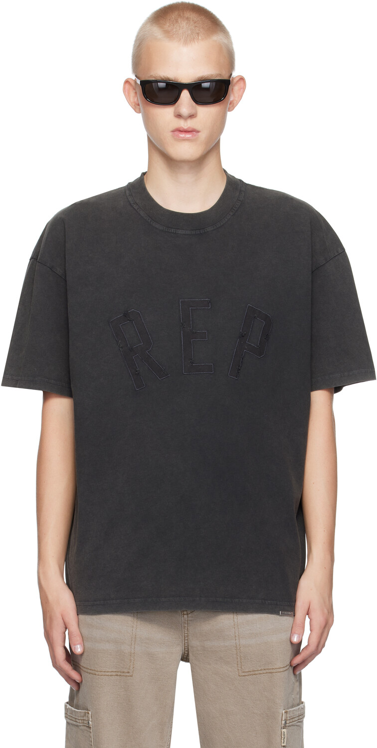 

Черная футболка с аппликацией «Rep» Represent