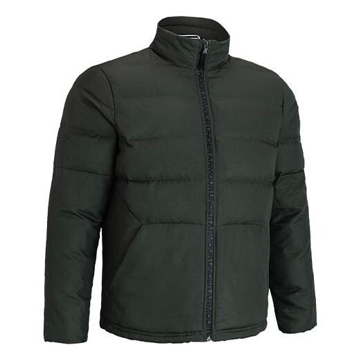 

Куртка ua sportstyle down jacket 'dark green' Under Armour, зеленый