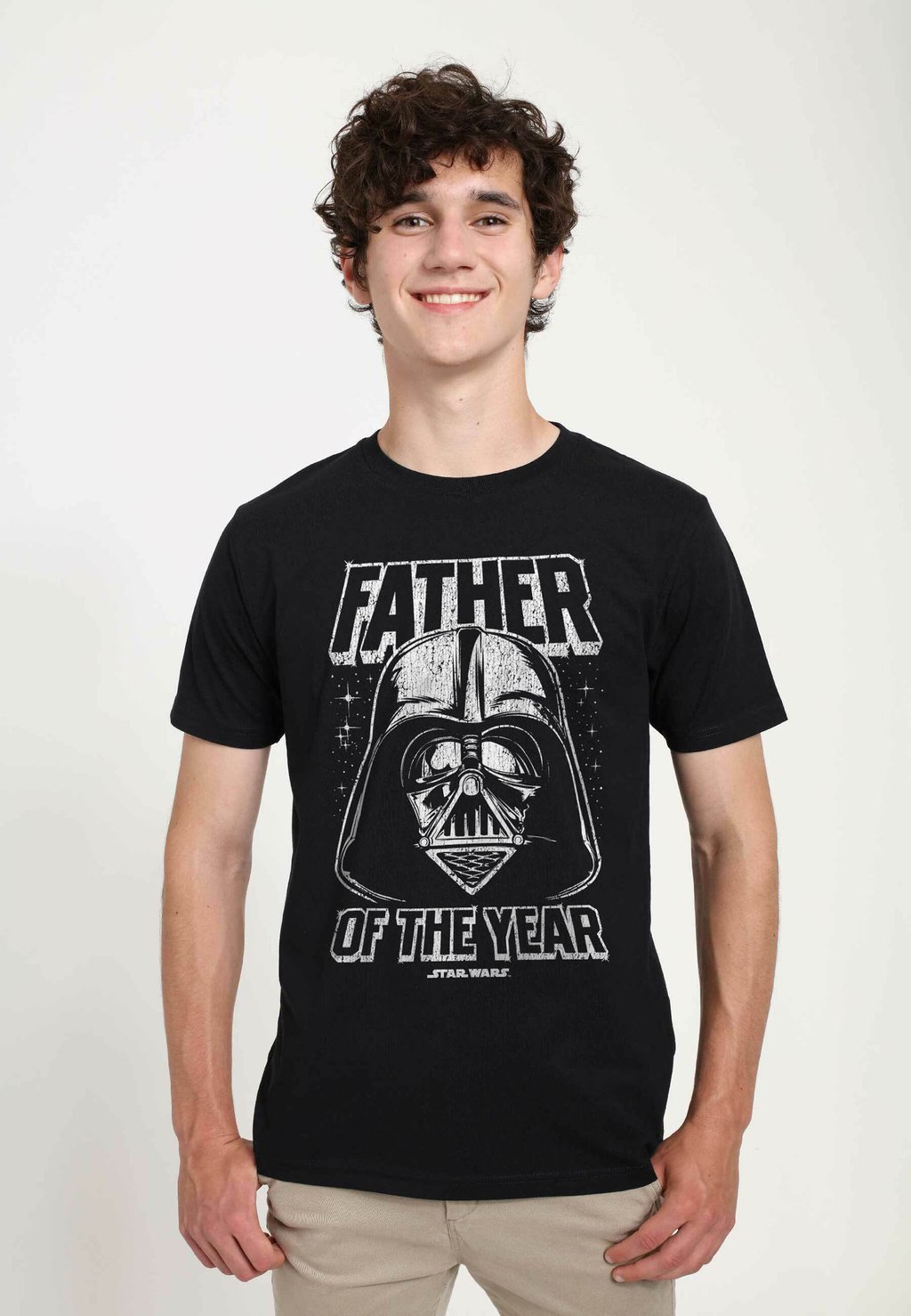 

Футболка с принтом Star Wars: Classic Father Year Unisex Star Wars, черная