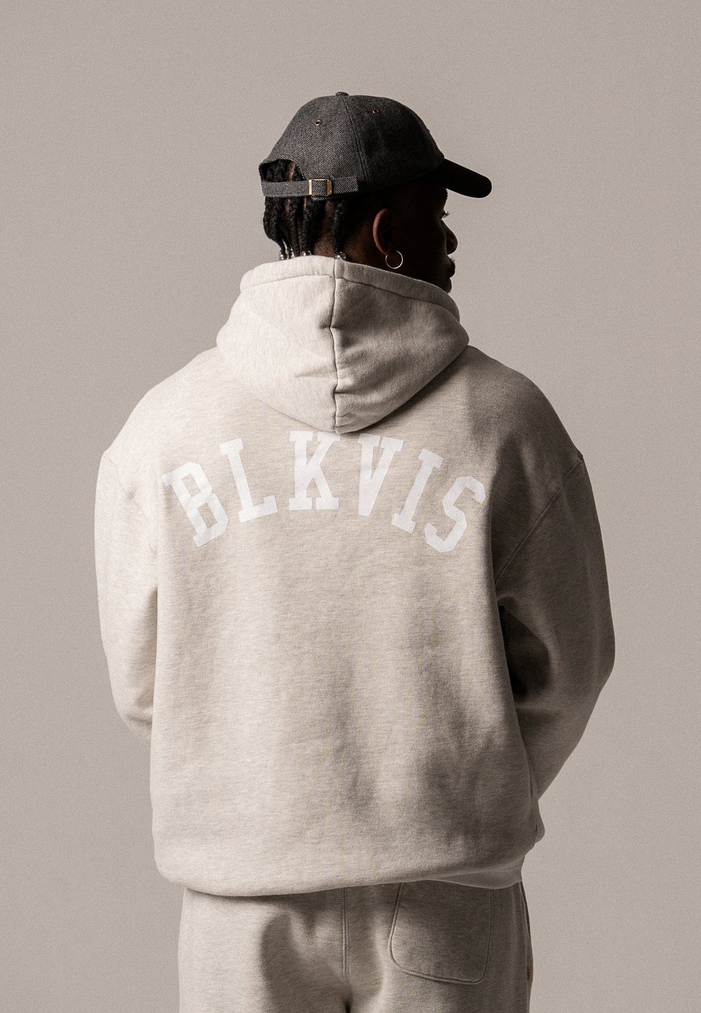 

Толстовка с капюшоном LOGO HOODY UNISEX BLKVIS, серый