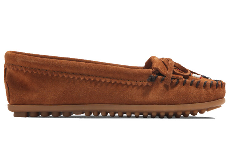 Туфли женские повседневные Women's Casual Shoes Women's Brown Minnetonka — фото 2