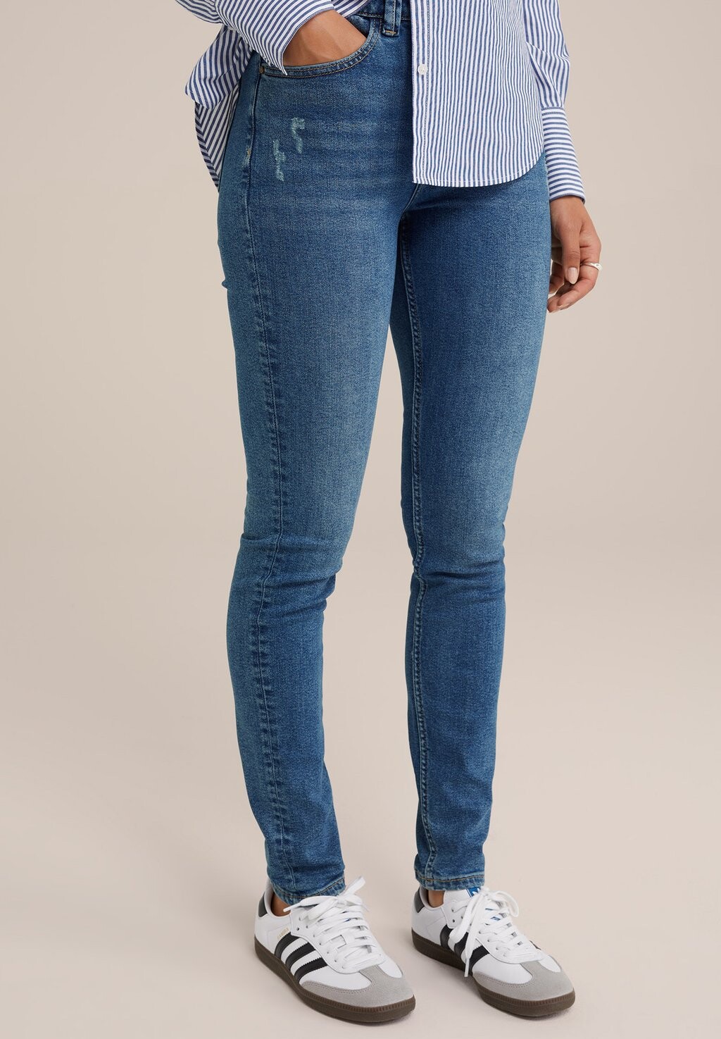 

Джинсы облегающие BLUE RIDGE WE Fashion, темно-синий