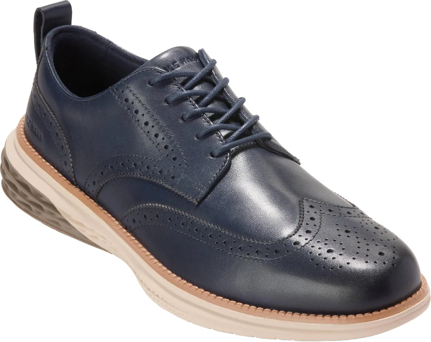 Мужские туфли Cole Haan Grand Hurrion Wingtip Oxford, Midnight Moon — фото 4