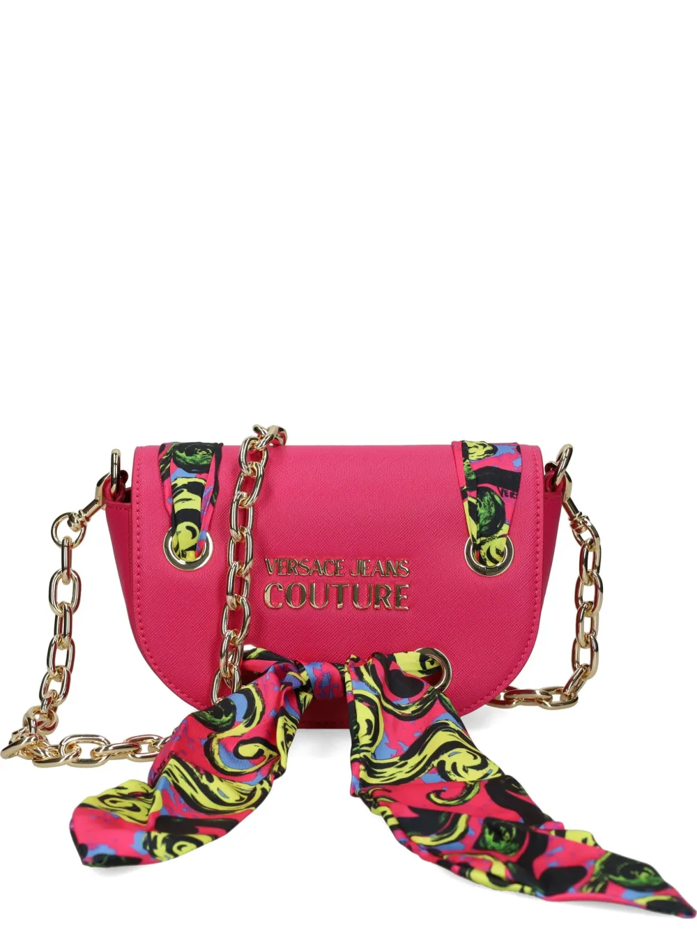 

Сумка на плечо с принтом Versace Jeans Couture, розовый