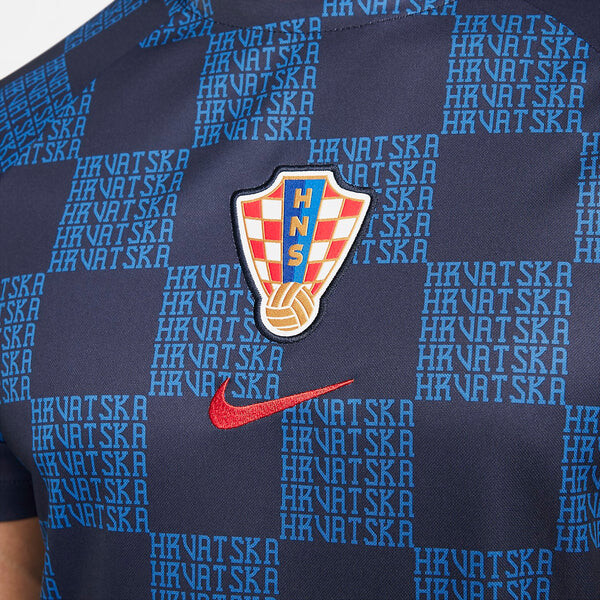 Футболка dri fit pre-match футбольный топ Nike, синий — фото 3