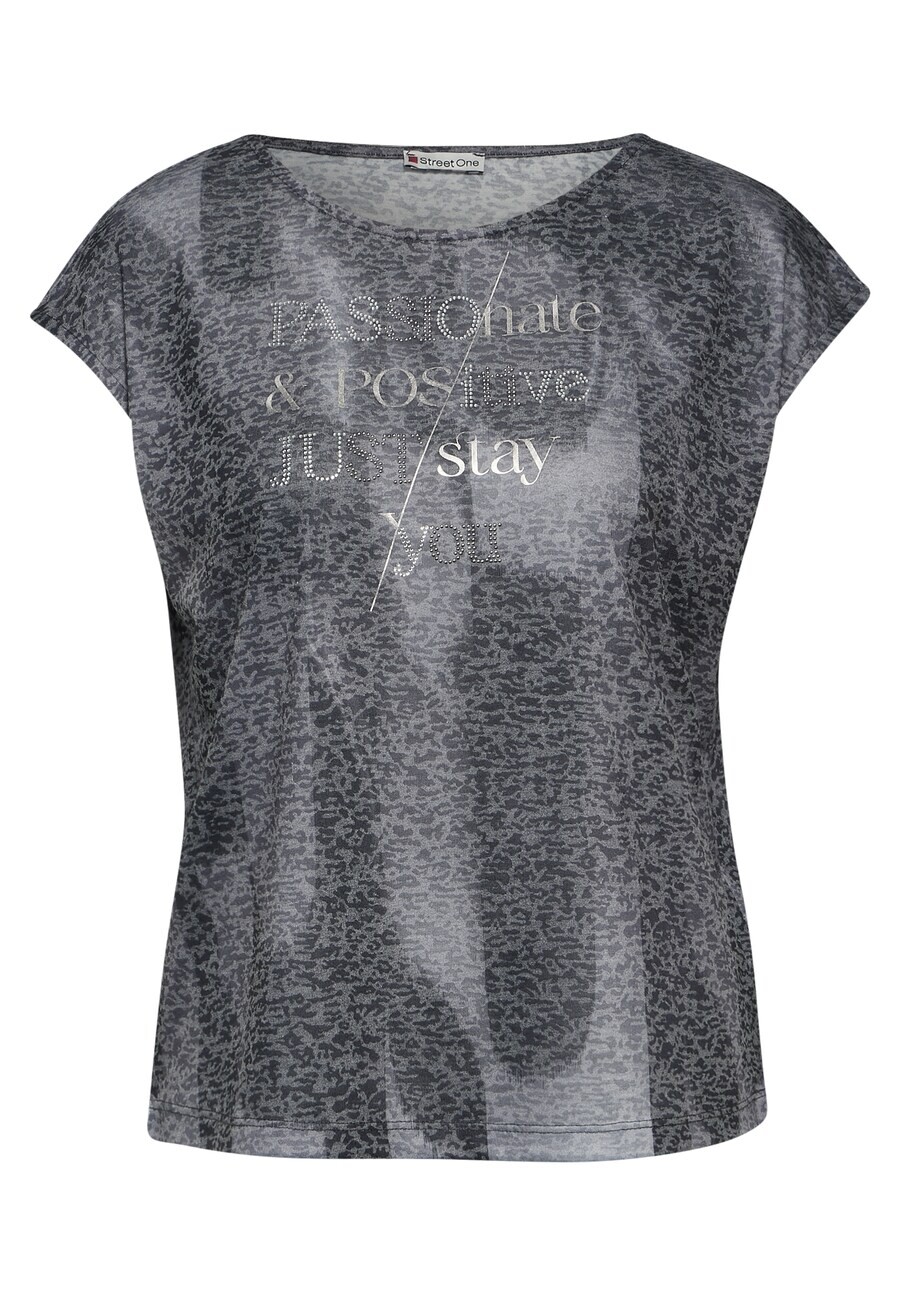 

Футболка STREET ONE Shirt, темно-серый