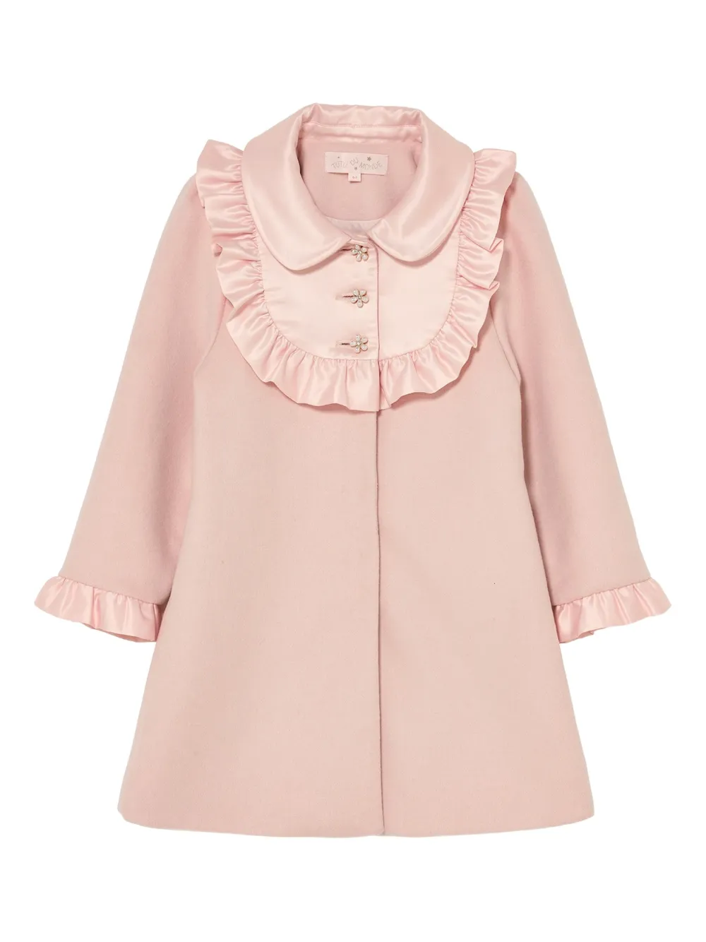 

Пальто Lone Ranger с атласным воротником и оборками Tutu Du Monde, розовый