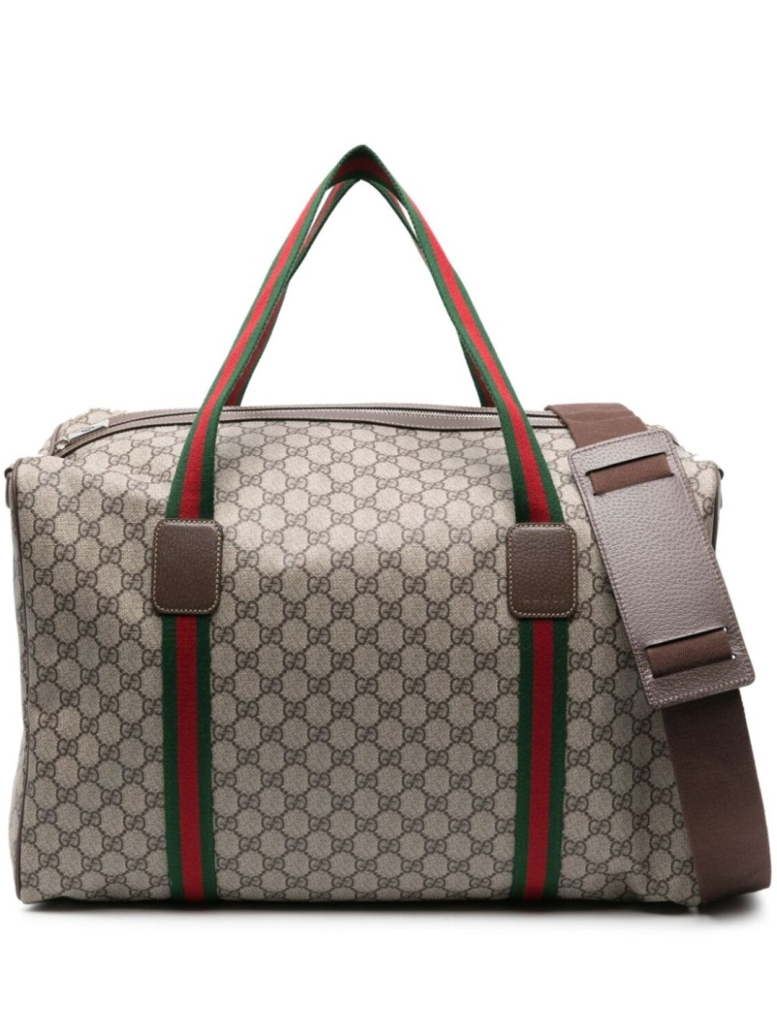 

Gucci большая дорожная сумка Tender с логотипом GG, коричневый