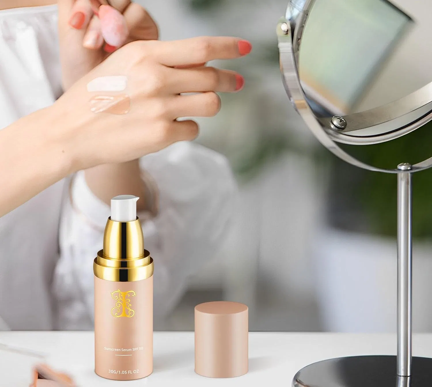 Тональный крем с эффектом изменения цвета Judewy, SPF 50+, оттенок Skin Tone — фото 3