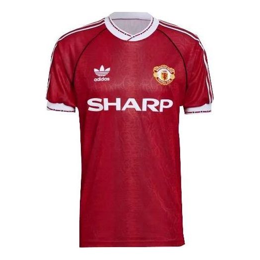 

Футболка manchester united 90 домашняя футболка Adidas, красный