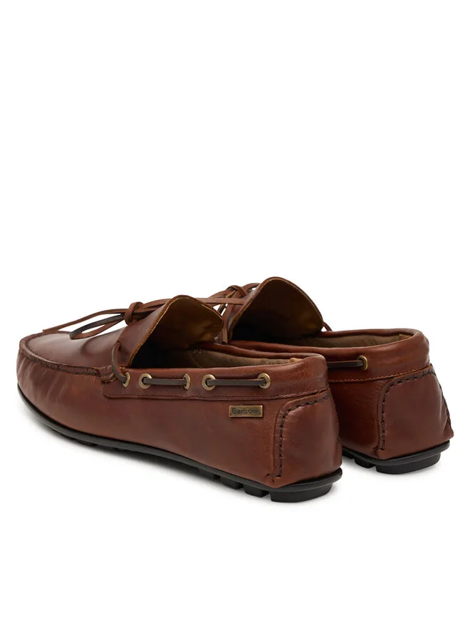 Barbour Мокасины Courage Driving MFO0796BR78 коричневые — фото 3
